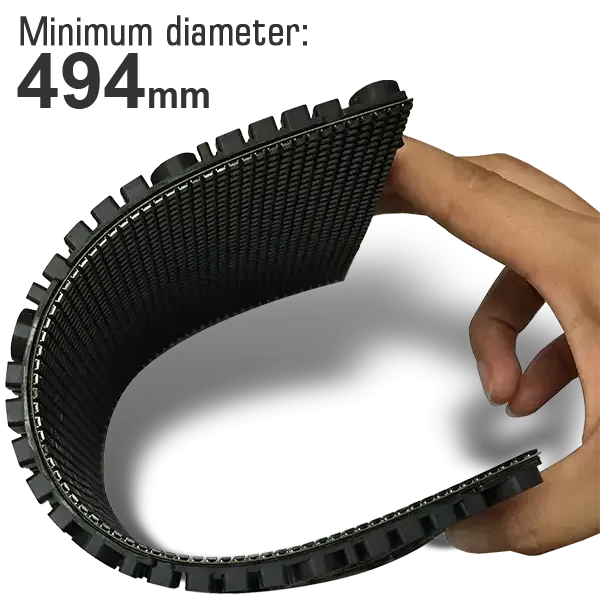 ARECH custom-shaped flexible LED display module