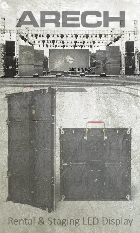 ARECH rental LED display panels